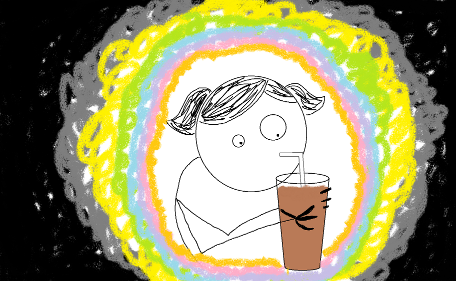 I feel like making chalk drawings on the sidewalk. And like I'm 5.