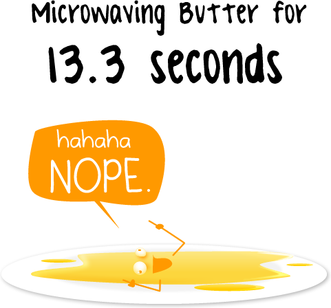 Microwaving Butter | The Oatmeal